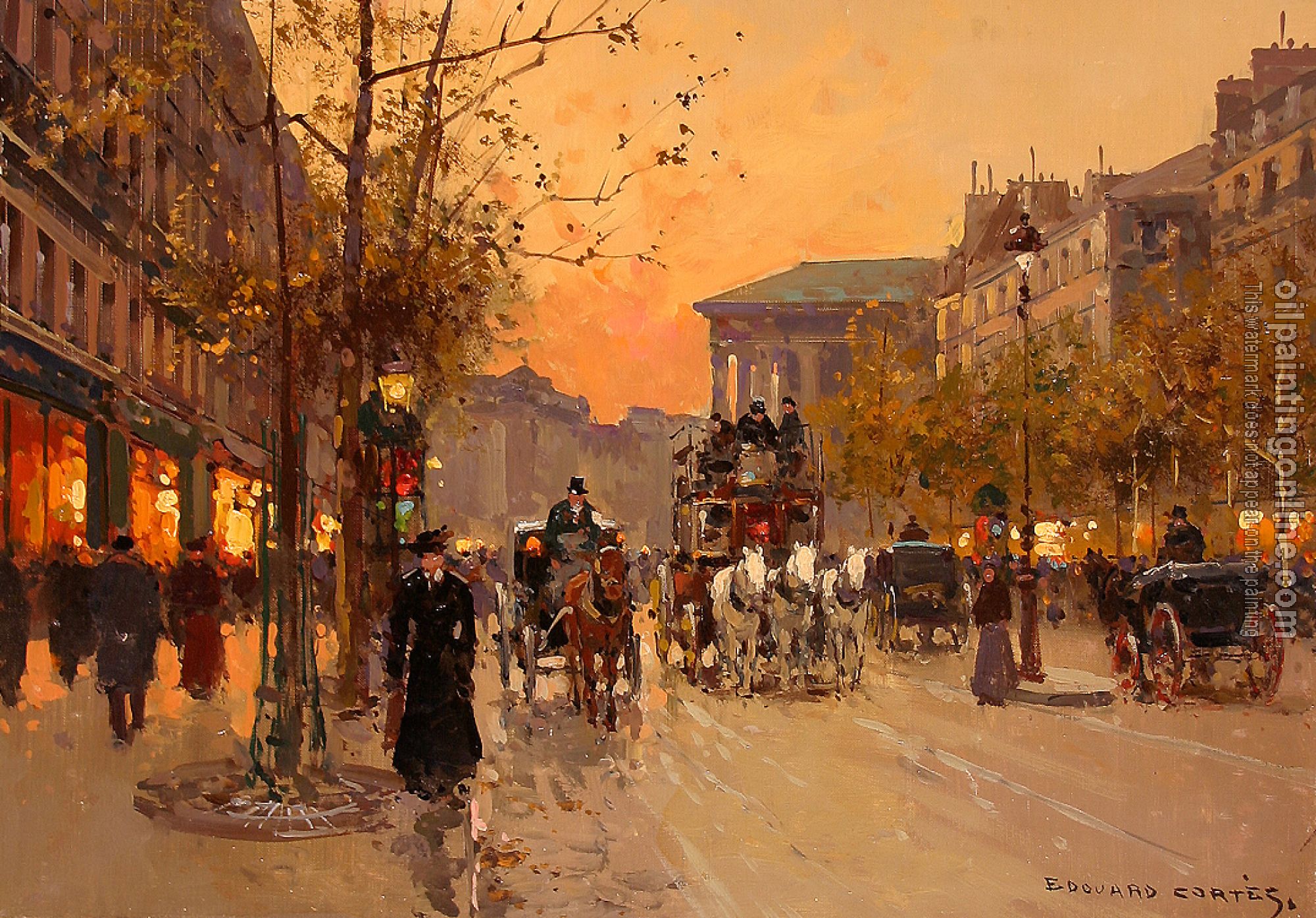 Edouard Cortes - Boulevard de la Madeleine